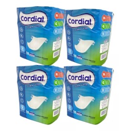 Cordial Cubrecama Predoblado Cordial 40 Piezas (4paq. C/10 Pzas)