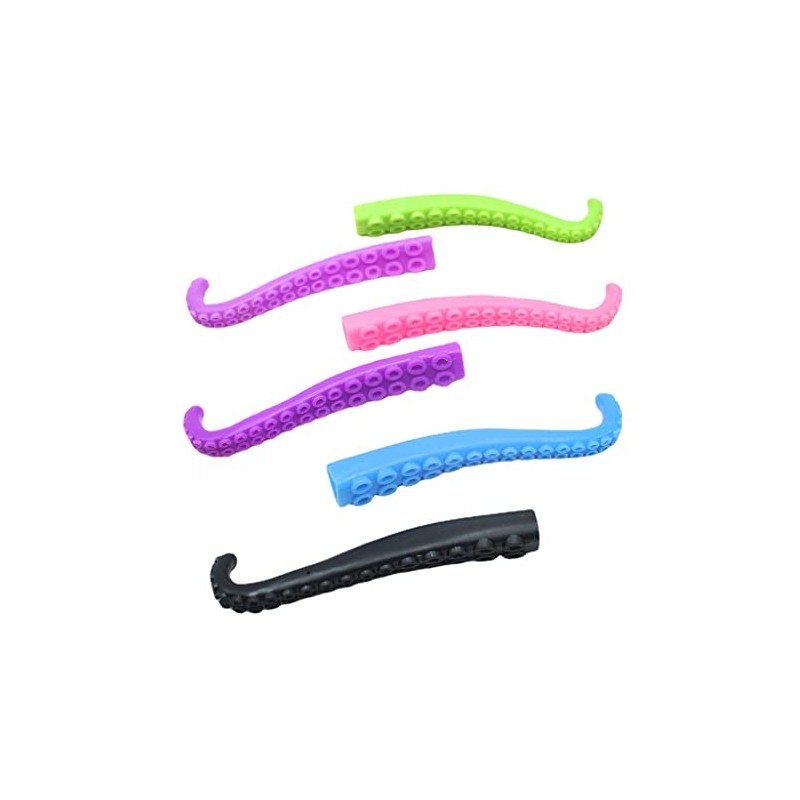 Carykon 10 Pcs Octopus Tentacle Finger Puppets, Assorted Color