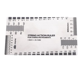 String Action Ruler Stainless Steel Height Gauge Replacement Guitar Repairing Tool