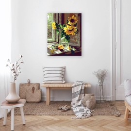 EQUIS GOVICENS Paint by Numbers for Adults, Adult Crafts, Paintings Paint by Numbers (40x50cm)