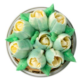 Pastry Tek Stainless Steel #23 Russian Piping Tip - 1 1/2" x 1 1/2" x 1 3/4" - 1 Count Box - Restaurantware, Silver (RWT0913)