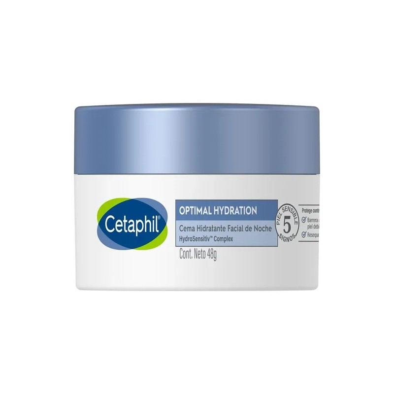 Crema Facial Cetaphil Optimal Hydration De Noche 48g