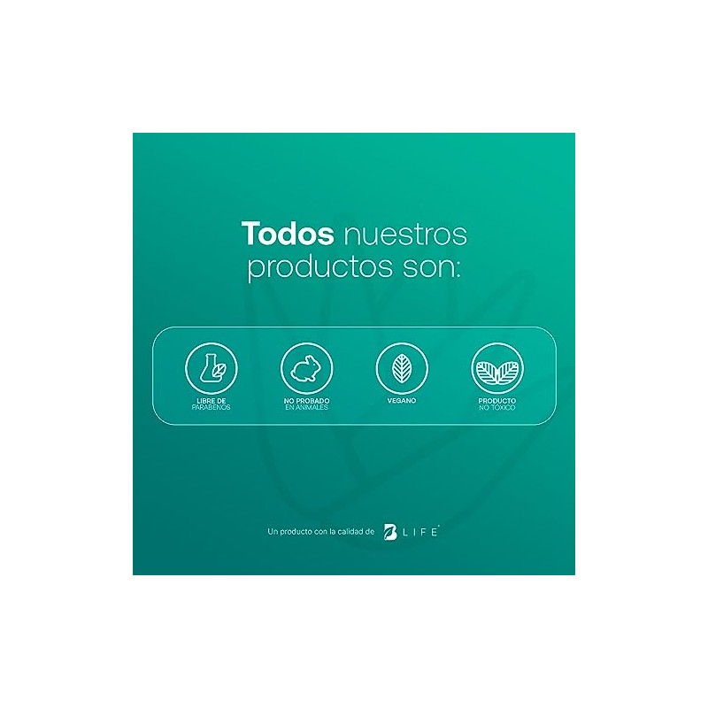 Shampoo Natural de 800 ml. Sin Sulfatos Ni Parabenos con