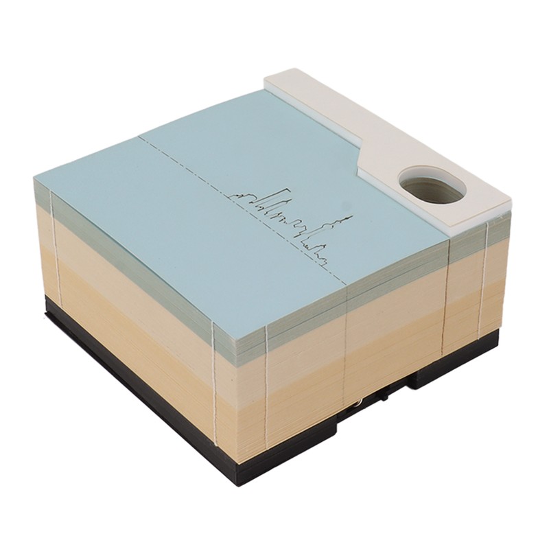 3D Memo Pad Sticky Notes Paper Craft DIY Home Decoration