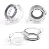 HiLKCO 1.18in (30mm) Transparent Lockout Box for Emergency Stop Wall
