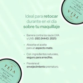 Protector Solar En Polvo Spf 30 Teia Cosméticos Naturales