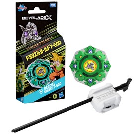 Hasbro Beyblade X, X-Over Project, Set Draciel Shield 7-60D con trottola bey di Difesa e Lanciatore di Takara Tomy, trottole da Battaglia, dagli 8 Anni in su
