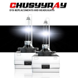 CHUSYYRAY For 2005-2013 Corvette 2X D1S HID Headlight High&Low Beam 6000K Bulbs Set 2