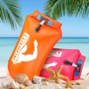 2 Pack Swim Buoy Tow Floats for Open Water Swimming