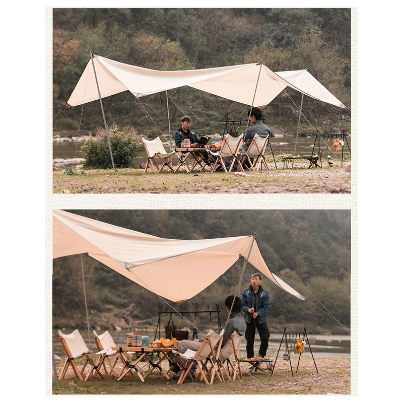 Camping Racks Aluminum Alloy Folding Triangular Shelf Collapsible Hanging Organizer