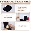 FINGERINSPIRE 2Pcs Single Medal Display Storage Box Black Velvet Medal