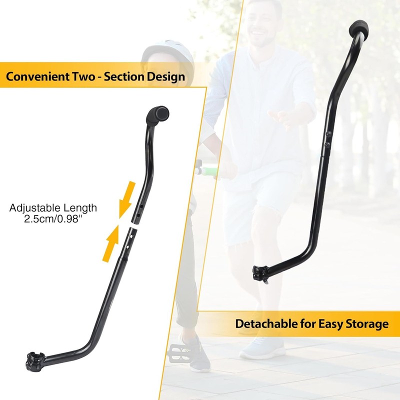 ZUKKA Children's Bicycle Training Push Bar Trainer Handle Balance Push