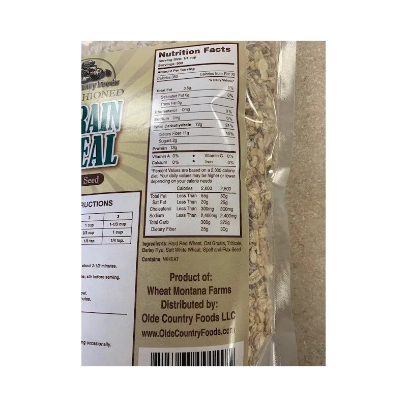 Wheat Montana 7 Grain Cereal with Flax Seed (3 lb)