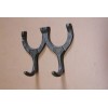 Western Country Lone Star Design Cast Iron Coat Hooks Set,