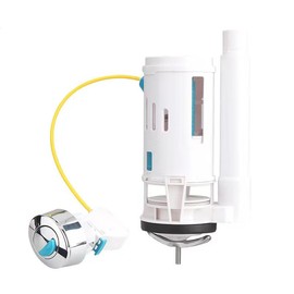 Zodazoqa Double Button Remote Control Split Drain Valve Toilet Drain Valve Adjustable Toilet Dual Flush Valve Toilet Tank Accessories Replacement Parts