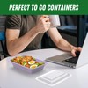 50 Pack (100-Piece) 32 oz Meal Prep Containers Reusable with
