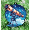 Generic Telescope Ornament - Astronomy Space Exploration Christmas Ornament