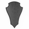 Generisch Deer Trophy Sign Pointed Oak Dark Large AF 21