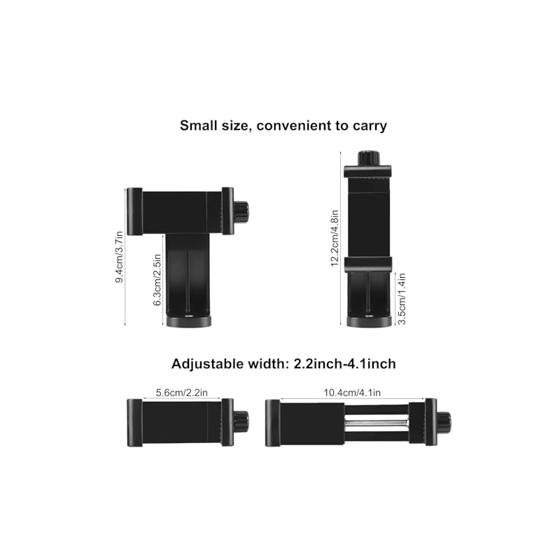 Smartphone Tripod Holder Phone Tripod Mount Adapter Universal Tripod Cell