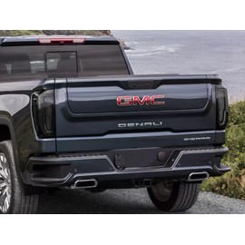 Rvinyl Tail Light Tint Covers Compatible with GMC Sierra 2019-2025 - Blackout Smoke