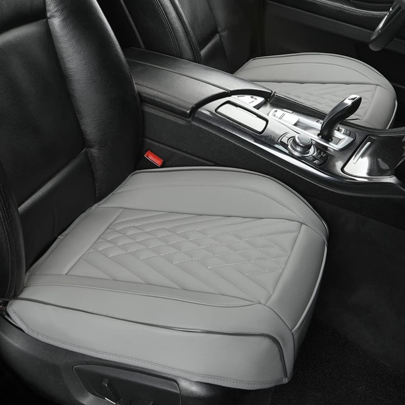 GIANT PANDA 2pcs Front Car Seat Covers Bottom Seat Covers,