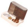 Cat Water Bowl Moderate Capacity Removable Double Pets Water Food