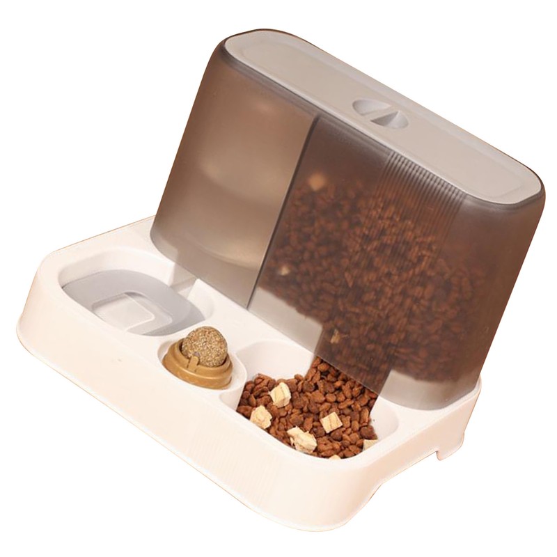 Cat Water Bowl Moderate Capacity Removable Double Pets Water Food