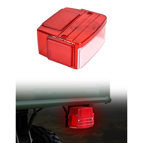 XATVXUTV XATVXUTV Red Tail Light Housing for Kawasaki Mule, 1PC