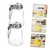CIYODO 2pcs Condiment Dispenser Leak Sugar Dispenser Multi-Functional for Honey