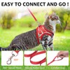 SCENEREAL Cat Harness & Leash Set Escape Proof - Adjustable