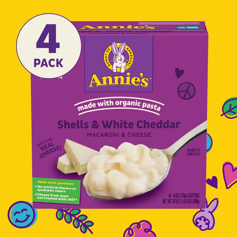 Annie's Shells and White Cheddar Mac and Cheese with Organic