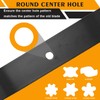 ZONEWO 09081200 High Lift Mower Blades Kit Compatible with 60"