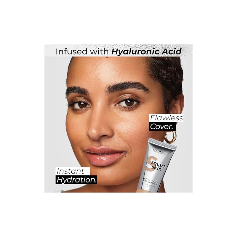 Lamel Base Maquillaje Color Smart Skin Serum 405 Latte Suaviza
