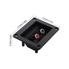 BUGUUYO Space Saving Speaker Connection Box for Car Audio Durable Materials for Easy Setup Compact Design for Events and Gatherings Versatile Speaker Terminal
