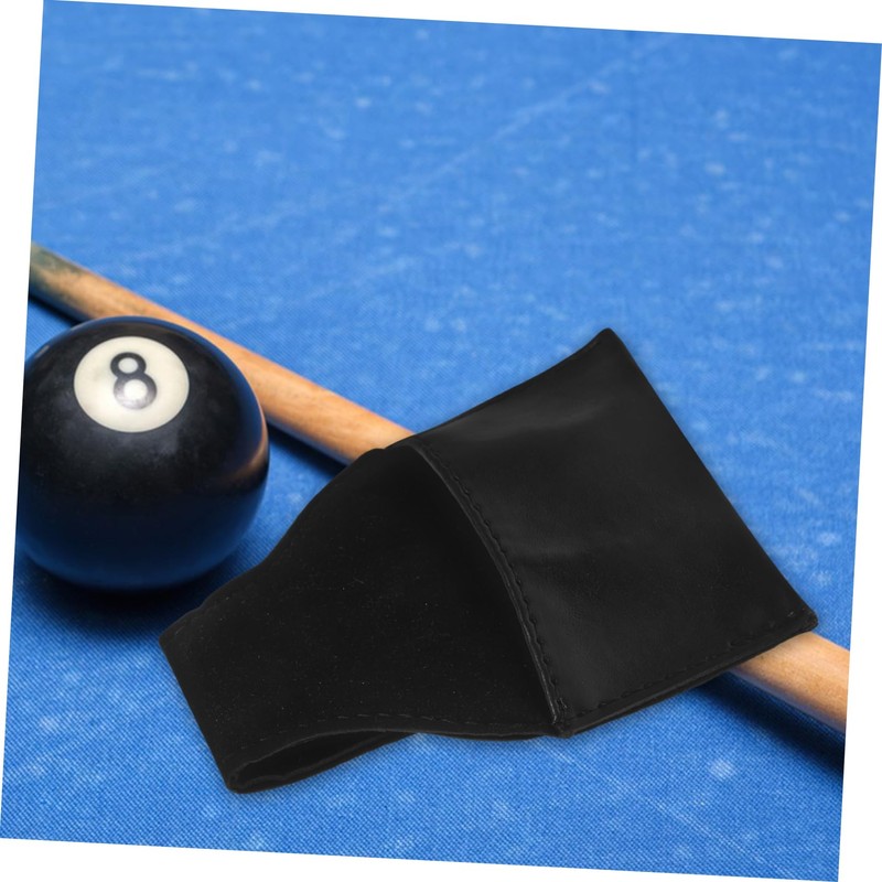 CORHAD Ergonomic Billiard Chalk Holder Pool Cue Clamp Bag Portable