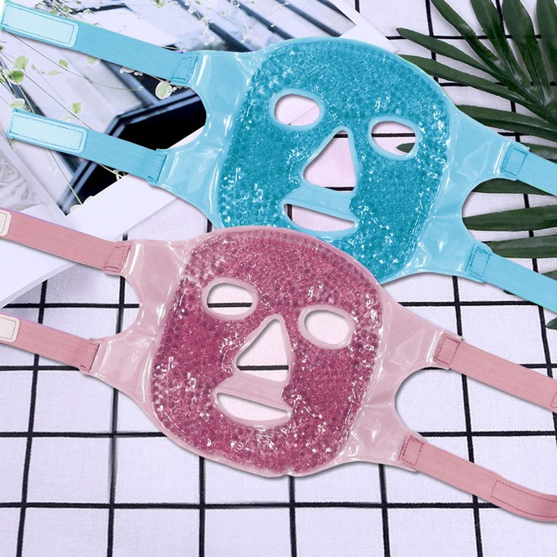 CAM2 Cooling Mask, Eye Mask, Cooling, Gel Face Mask, Reusable