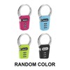 Master Lock 1550EURDCOL Zahlenschloss mit Karabinerhaken, Zufällige Farbe, 7,1 x