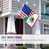 Anley Fly Breeze 3x5 Ft America Mexico Friendship Flag -
