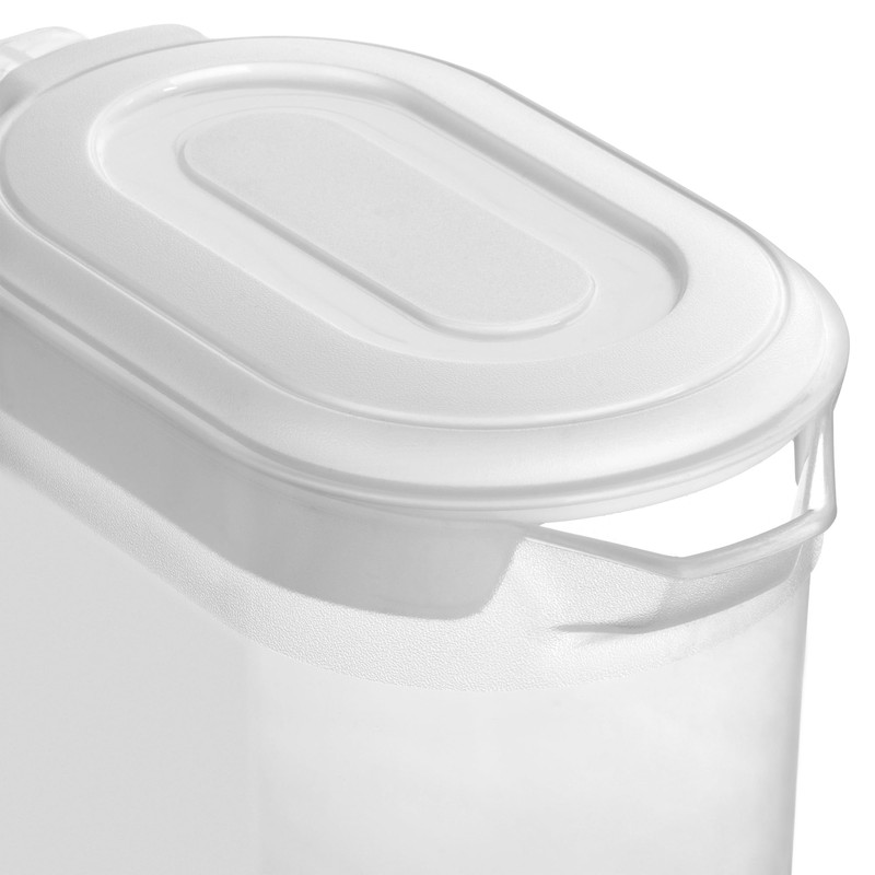 Hardys 1.5L Plastic Fridge Door Jug - Clear Plastic Jug