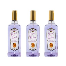 Royal Violets Baby Cologne. Clean, Mild and Long Lasting Fragrance. With Aloe Vera. 7.6 Fl Oz / 225 ml. Pack of 3