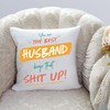 MUGFFINS HUSBAND Cushion Padding included - in English - You