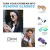 OKH 3-pack Stick-on Reading Glasses Lens +1.75 Adhesive Magnification Bifocal