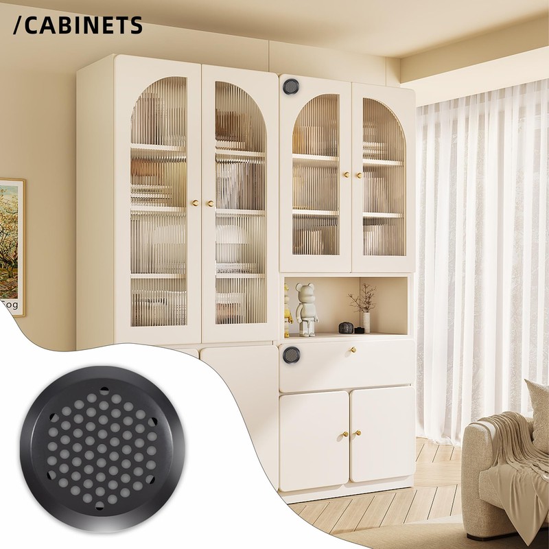 50 Pcs Round Soffit Vents 2 inch/53 mm Circular Air