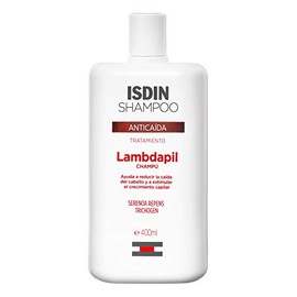 ISDIN Lambdapil, Shampoo Anticaída, Ayuda a Reducir la Caída del Cabello y Estimula el Crecimiento Capilar, 400ml