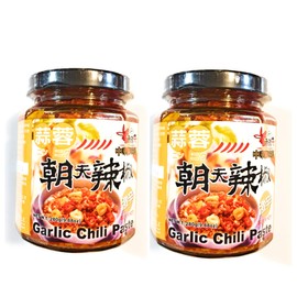 Laoruzhi Garlic Chili Paste 9.88 Oz(2 Pack)蒜蓉朝天辣椒