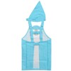 Kids Apron, M, Hello Penguin, Blue, BL with Triangle Strap,
