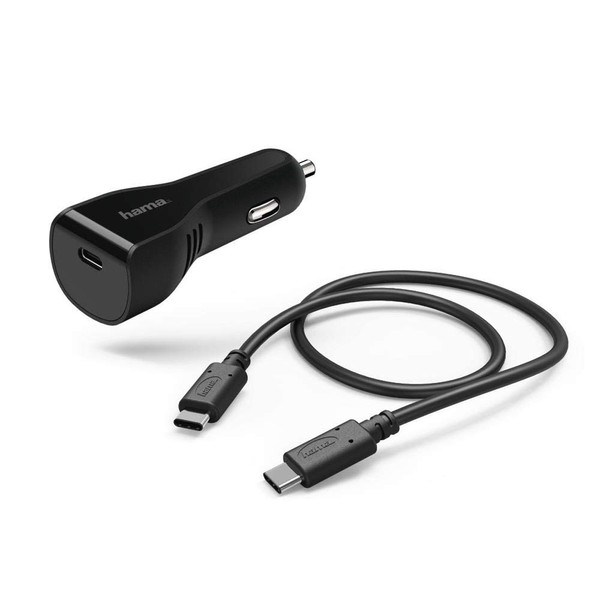 Hama Car Charger USB T.-C Power Delivery (PD) 3A Black