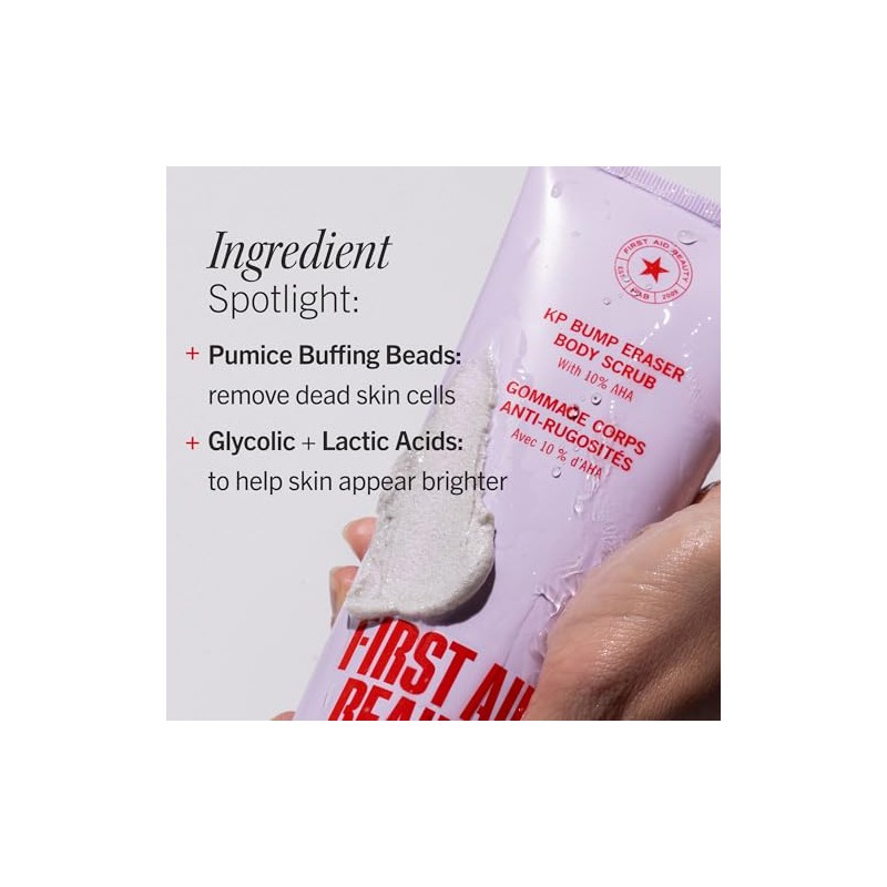 First Aid Beauty Exfoliante corporal KP Bump Eraser con 10%