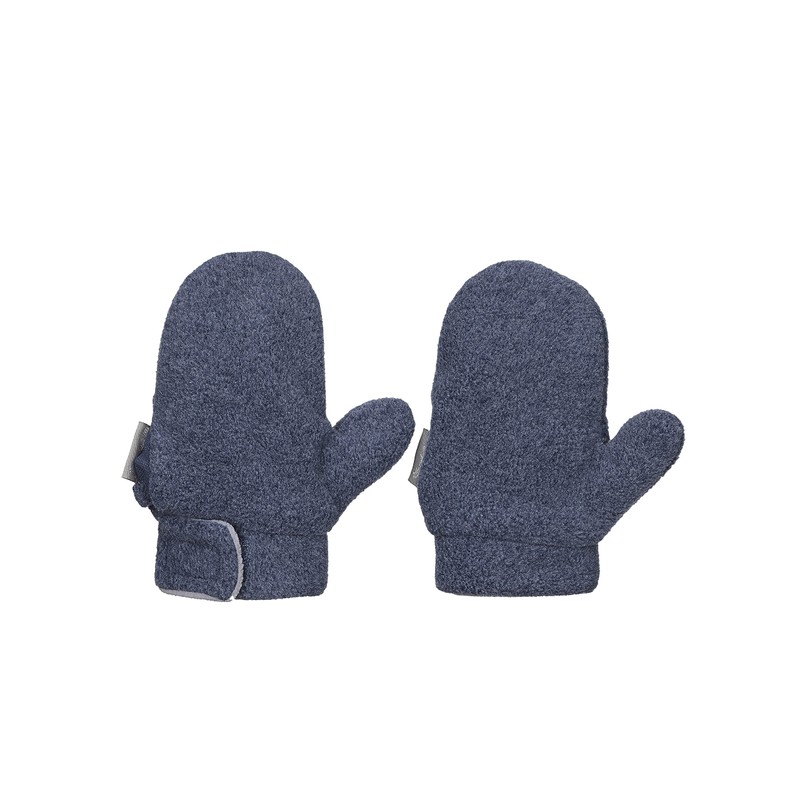 Sterntaler Baby Boys' Fäustel Mittens, Blau (Tintenblau Mel. 376), 1