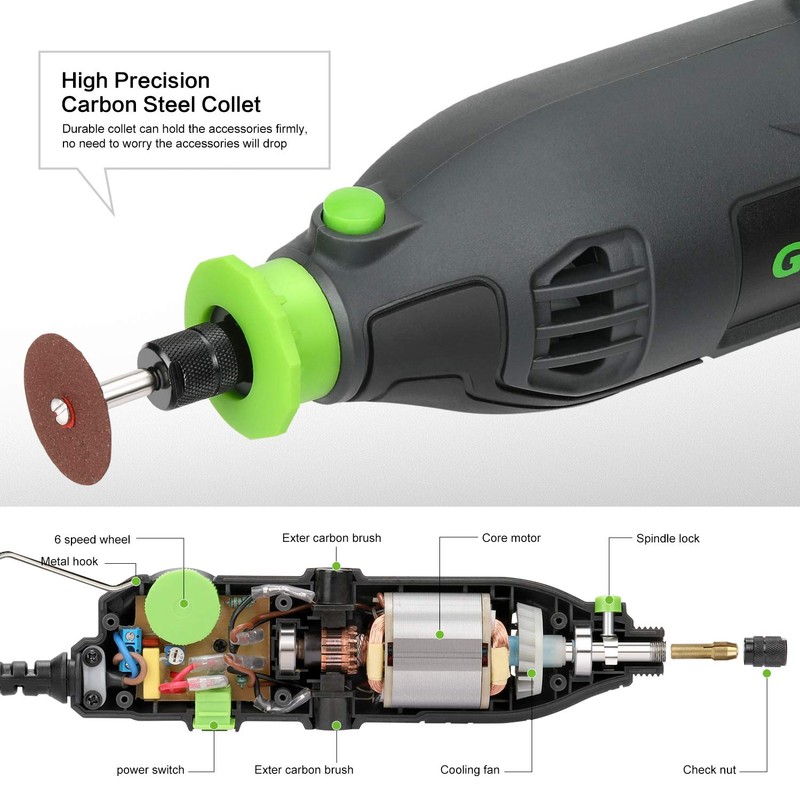 GALAX PRO GALAX PRO Rotary Tool Kit, 135W Variable Speed